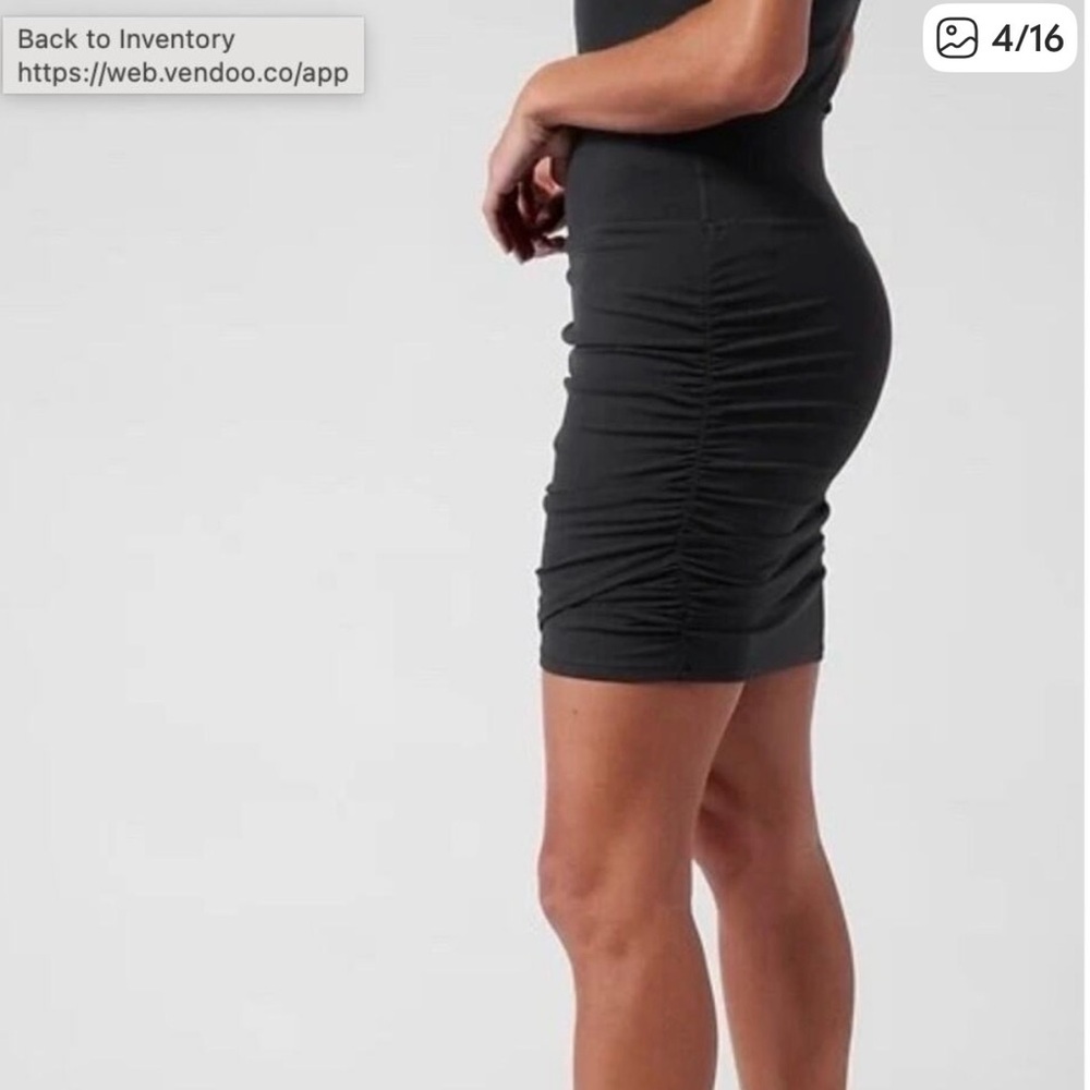 Athleta Black Transcend Pencil Skort Small Petite - Picture 5 of 11
